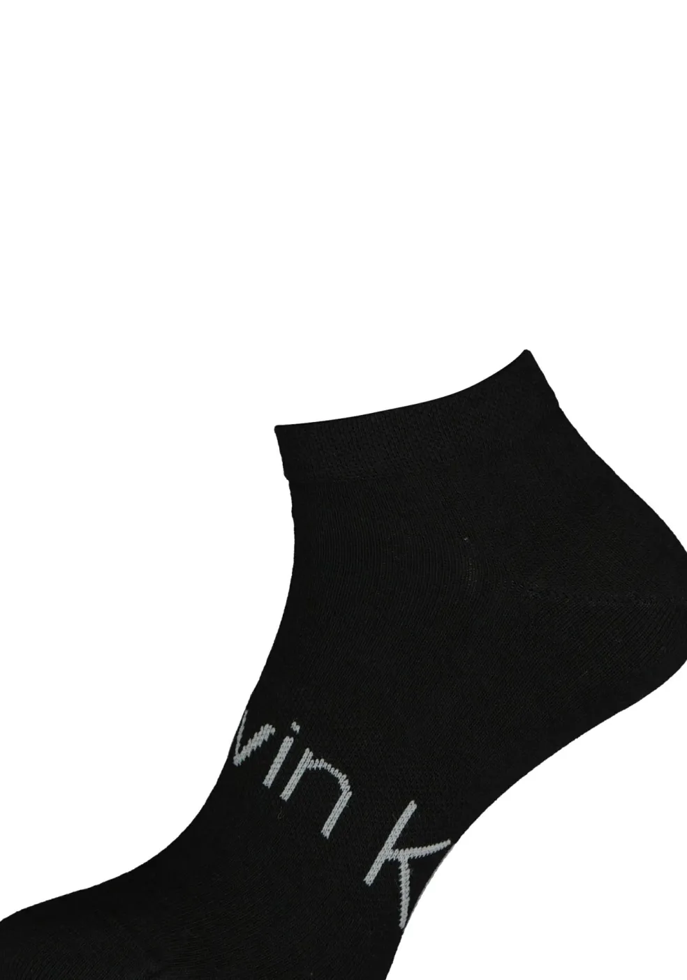 Calvin Klein herensokken Dirk (2-pack), enkelsokken, zwart met logo