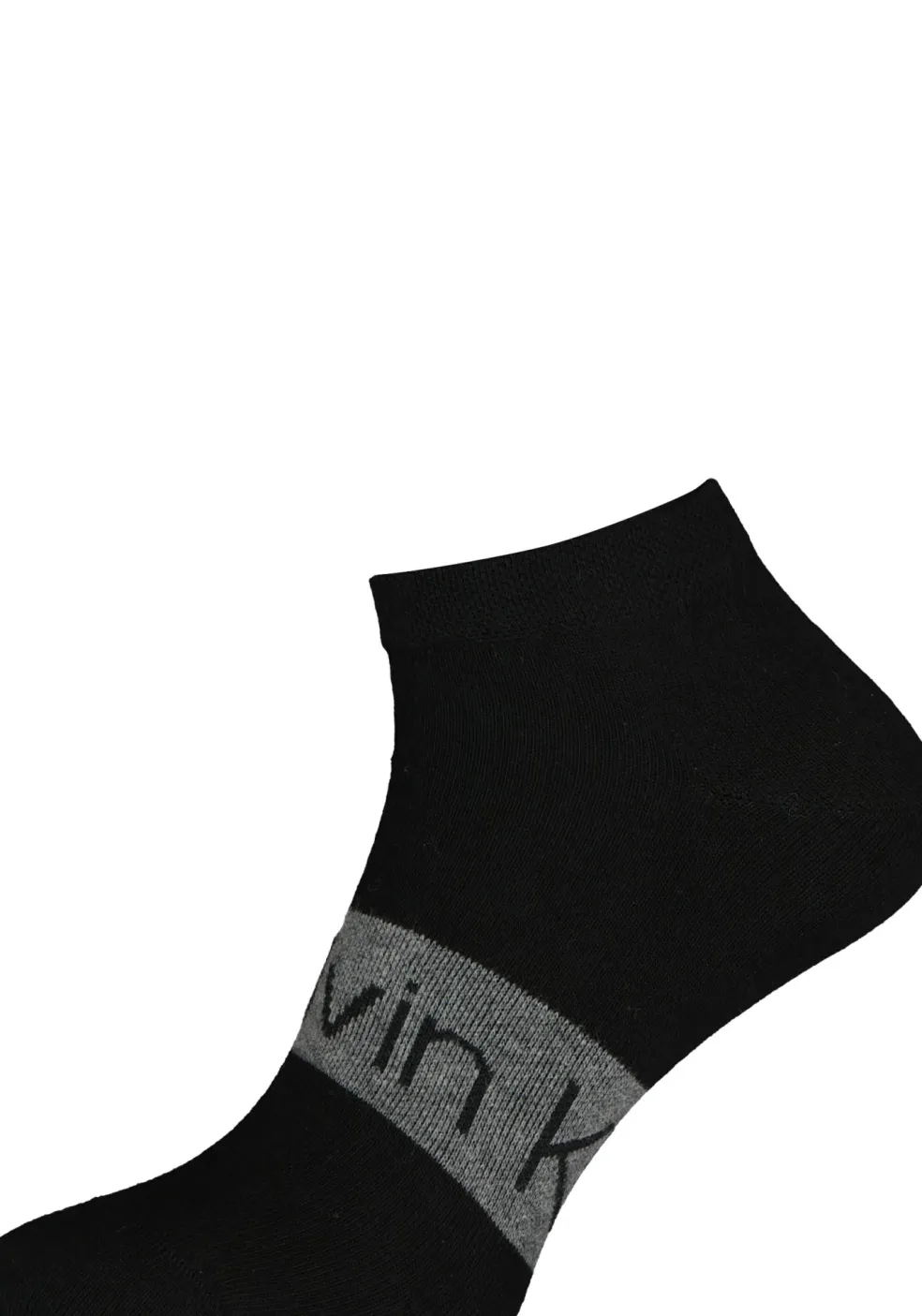 Calvin Klein herensokken Dirk (2-pack), enkelsokken, zwart met logo