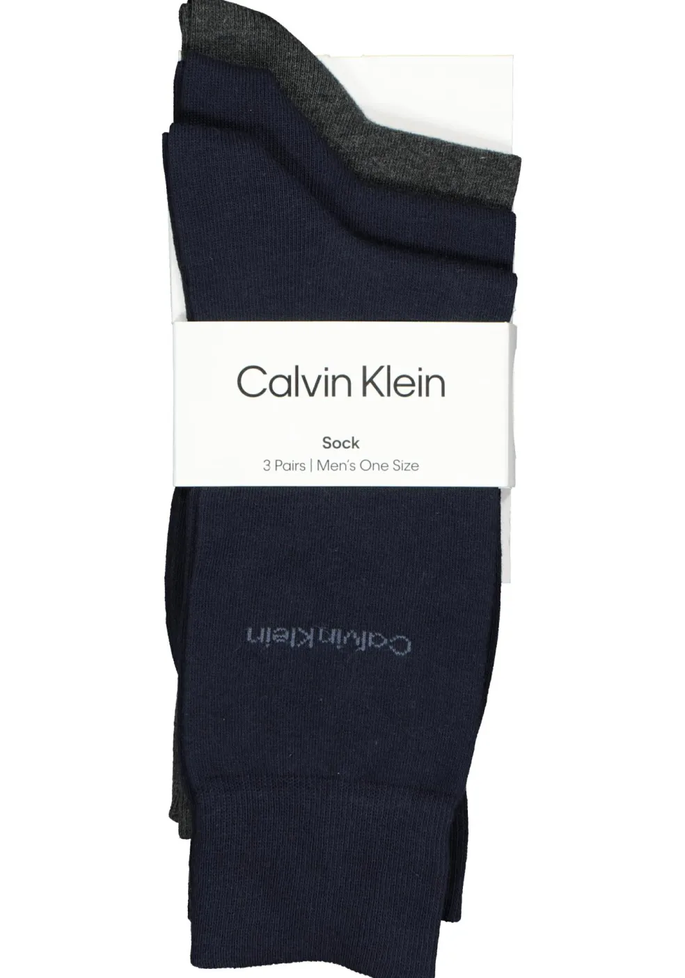 Calvin Klein herensokken Eric (3-pack), blauw en grijs