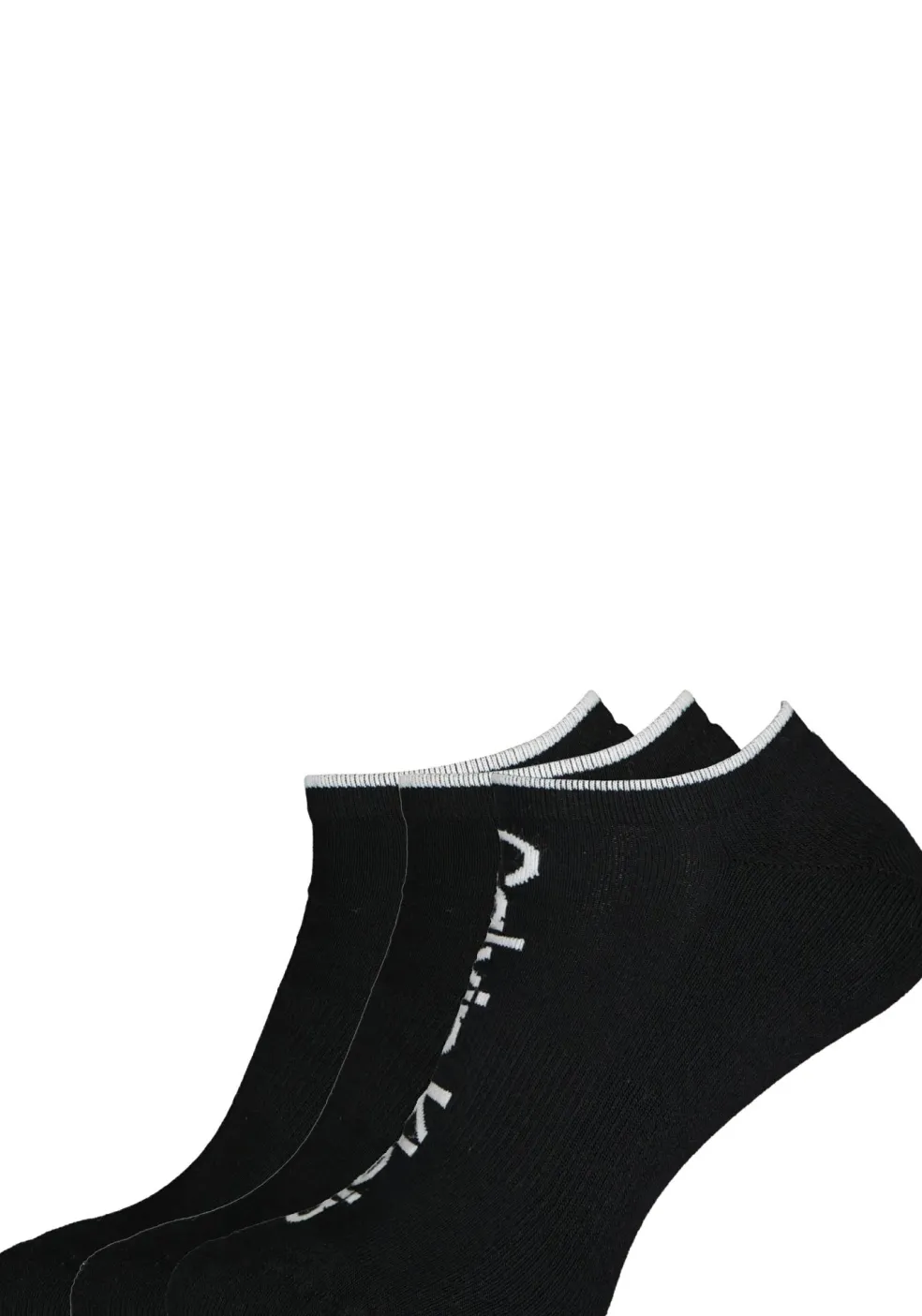 Calvin Klein herensokken Grant (3-pack), onzichtbare lage sportsokken, zwart