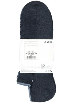 Calvin Klein herensokken Grant (3-pack), onzichtbare lage sportsokken, drie tinten jeansblauw