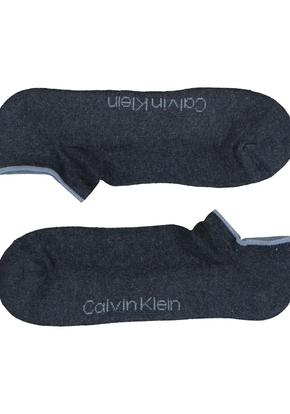 Calvin Klein herensokken Grant (3-pack), onzichtbare lage sportsokken, drie tinten jeansblauw