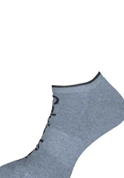 Calvin Klein herensokken Grant (3-pack), onzichtbare lage sportsokken, drie tinten jeansblauw