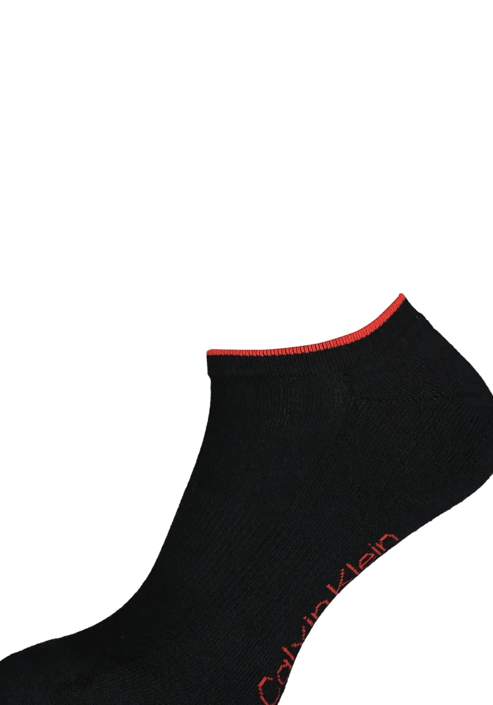 Calvin Klein herensokken Grant (3-pack), onzichtbare lage sportsokken, grijs, zwart en grijs met rood