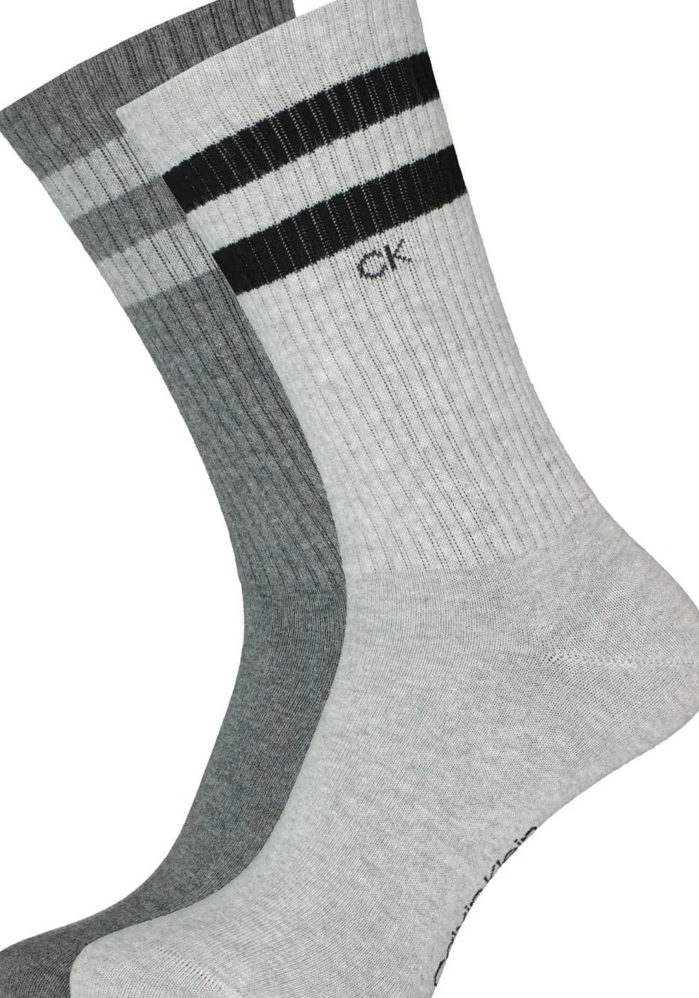Calvin Klein herensokken Maurice (2-pack), licht- en donkergrijs