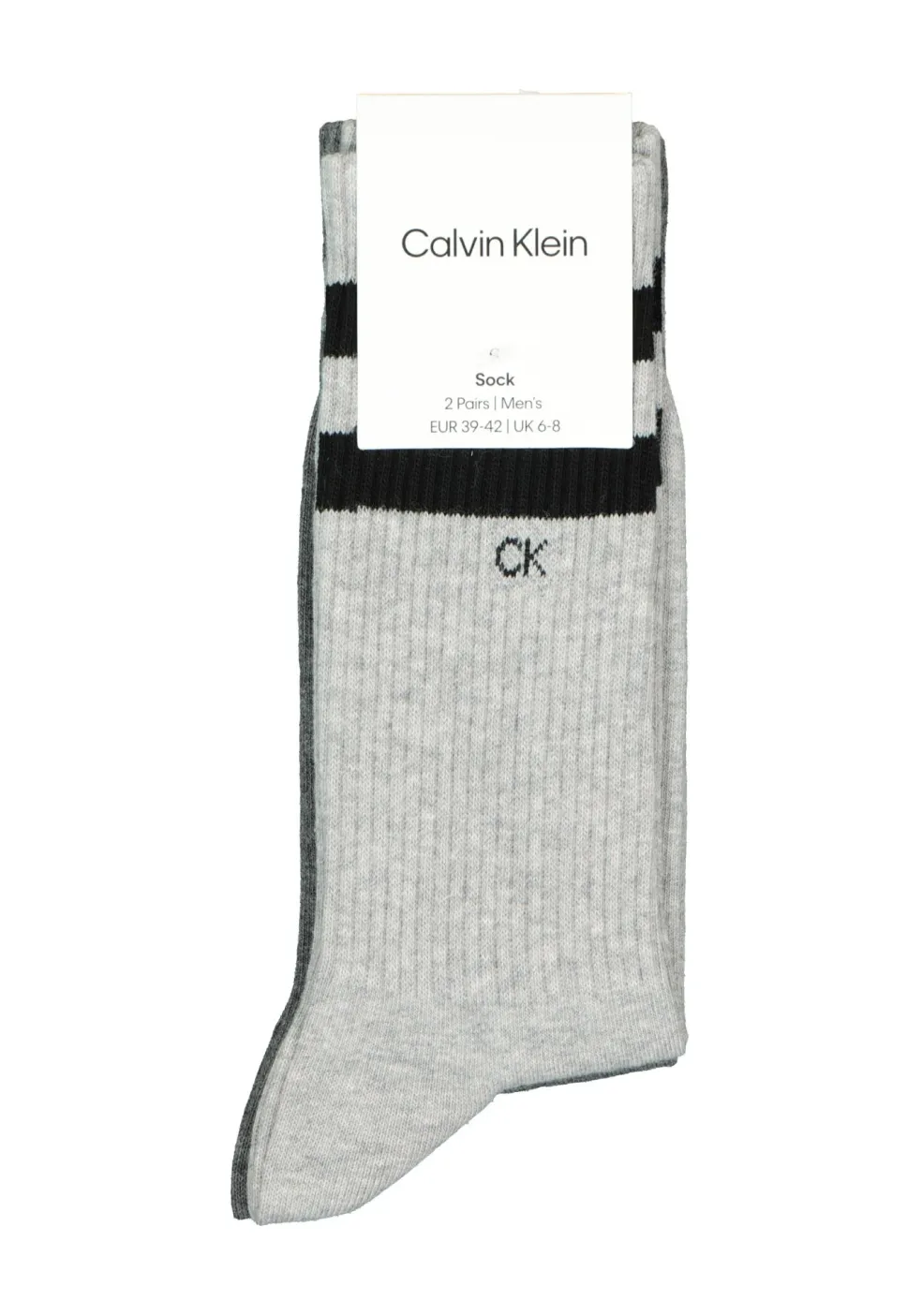 Calvin Klein herensokken Maurice (2-pack), licht- en donkergrijs