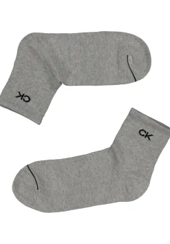 Calvin Klein herensokken Nick (3-pack), hoge enkelsokken, drie tinten grijs