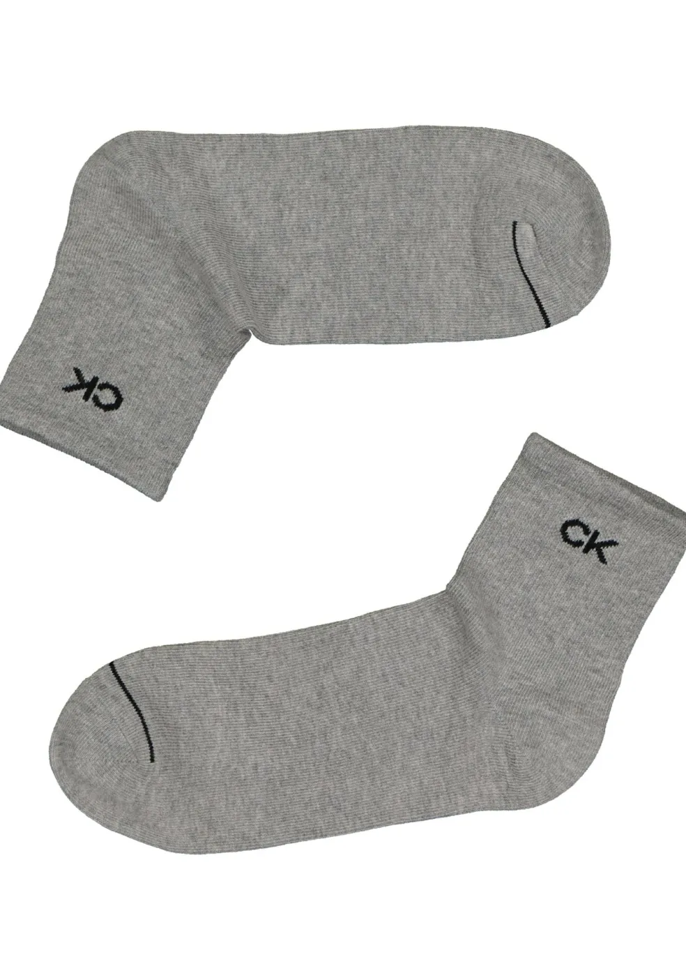 Calvin Klein herensokken Nick (3-pack), hoge enkelsokken, drie tinten grijs