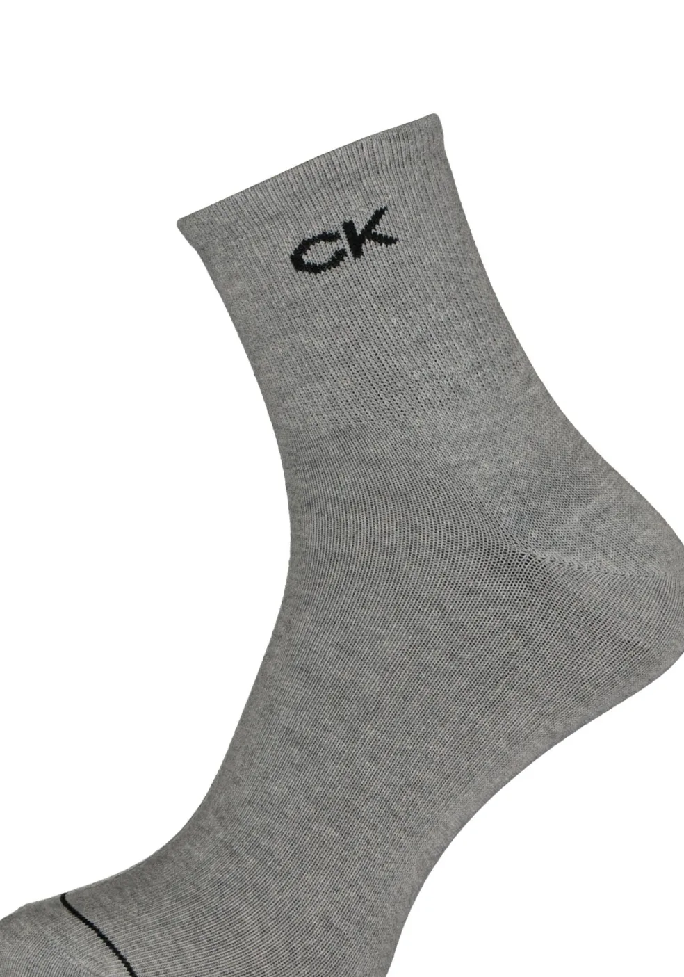 Calvin Klein herensokken Nick (3-pack), hoge enkelsokken, drie tinten grijs