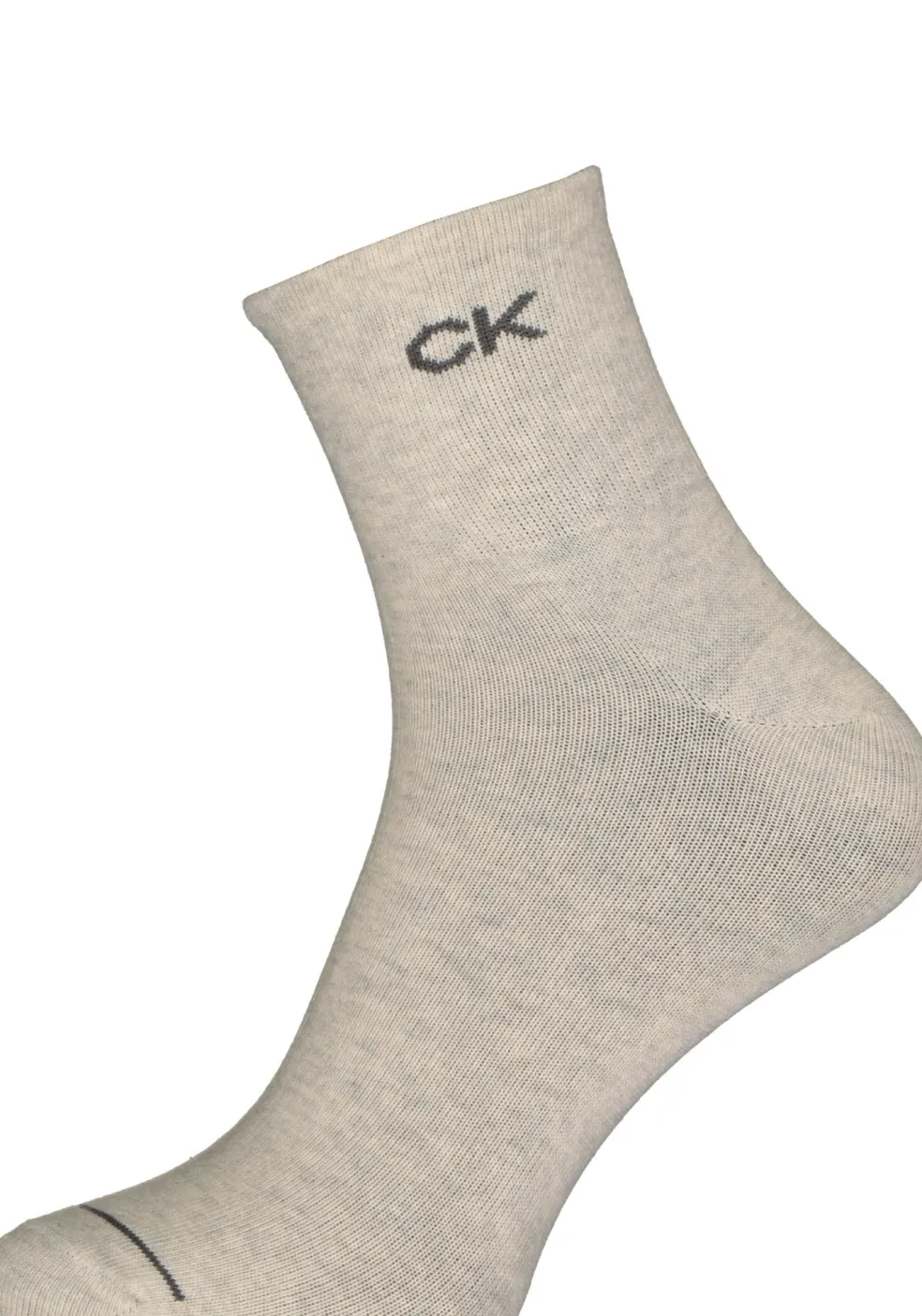 Calvin Klein herensokken Nick (3-pack), hoge enkelsokken, drie tinten grijs
