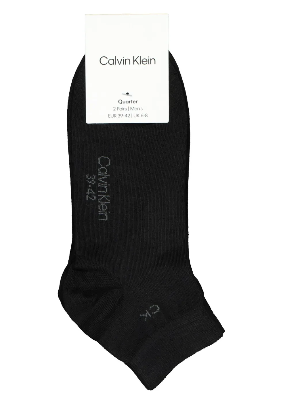 Calvin Klein herensokken Simon (2-pack), hoge enkelsokken, zwart