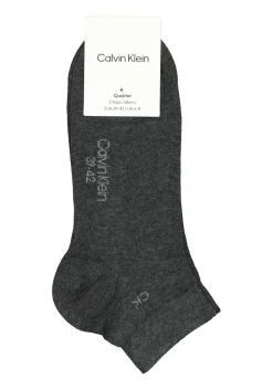 Calvin Klein herensokken Simon (2-pack), hoge enkelsokken, antraciet grijs