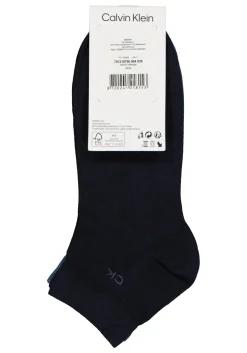 Calvin Klein herensokken Simon (2-pack), hoge enkelsokken, denim en donkerblauw
