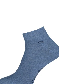 Calvin Klein herensokken Simon (2-pack), hoge enkelsokken, denim en donkerblauw