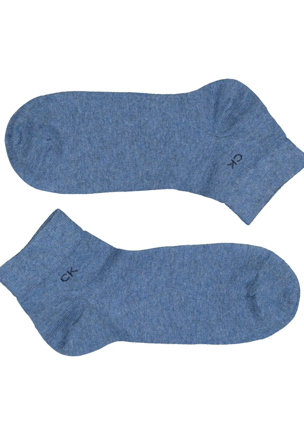 Calvin Klein herensokken Simon (2-pack), hoge enkelsokken, denim en donkerblauw