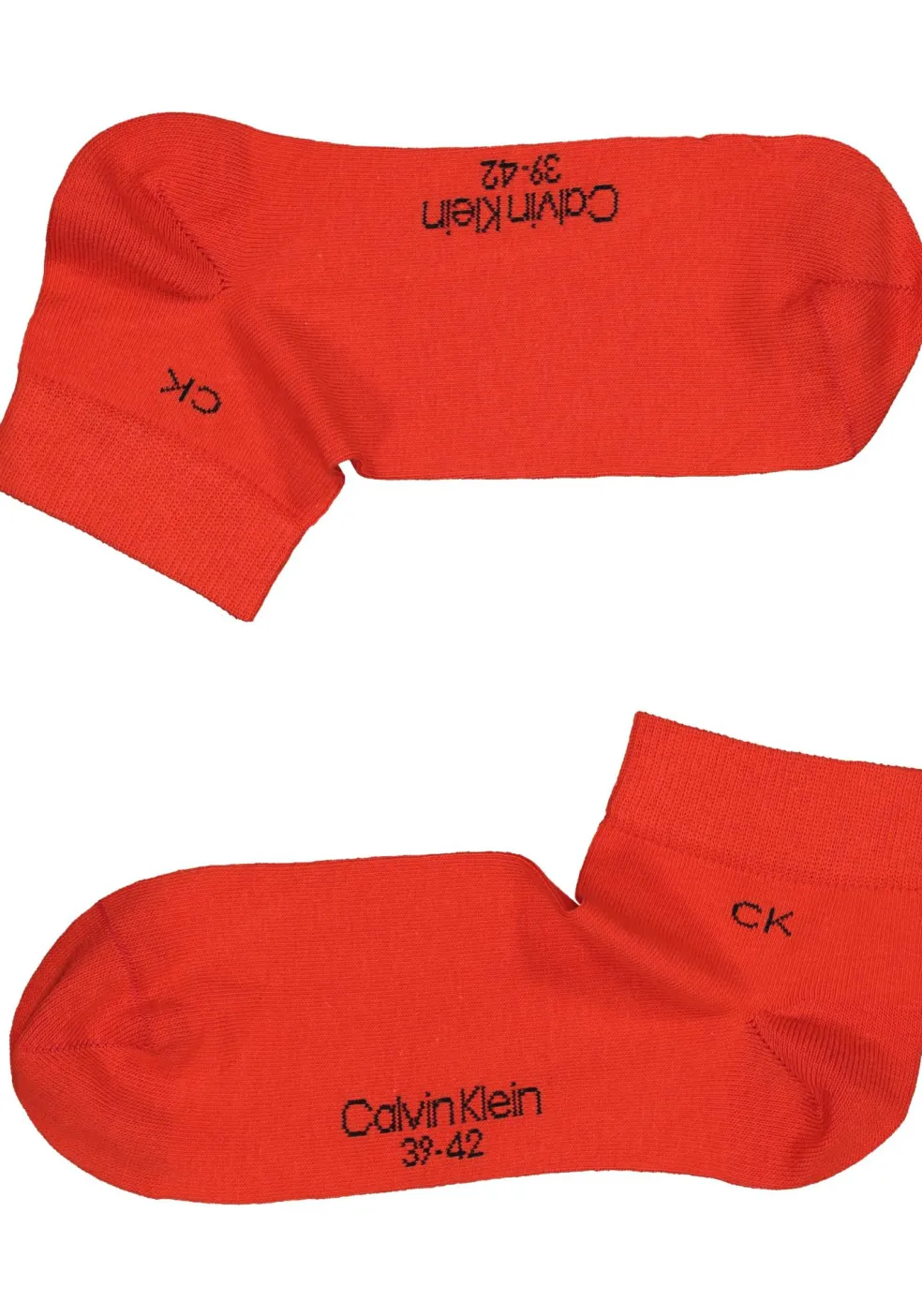 Calvin Klein herensokken Simon (2-pack), hoge enkelsokken, rood met zwart