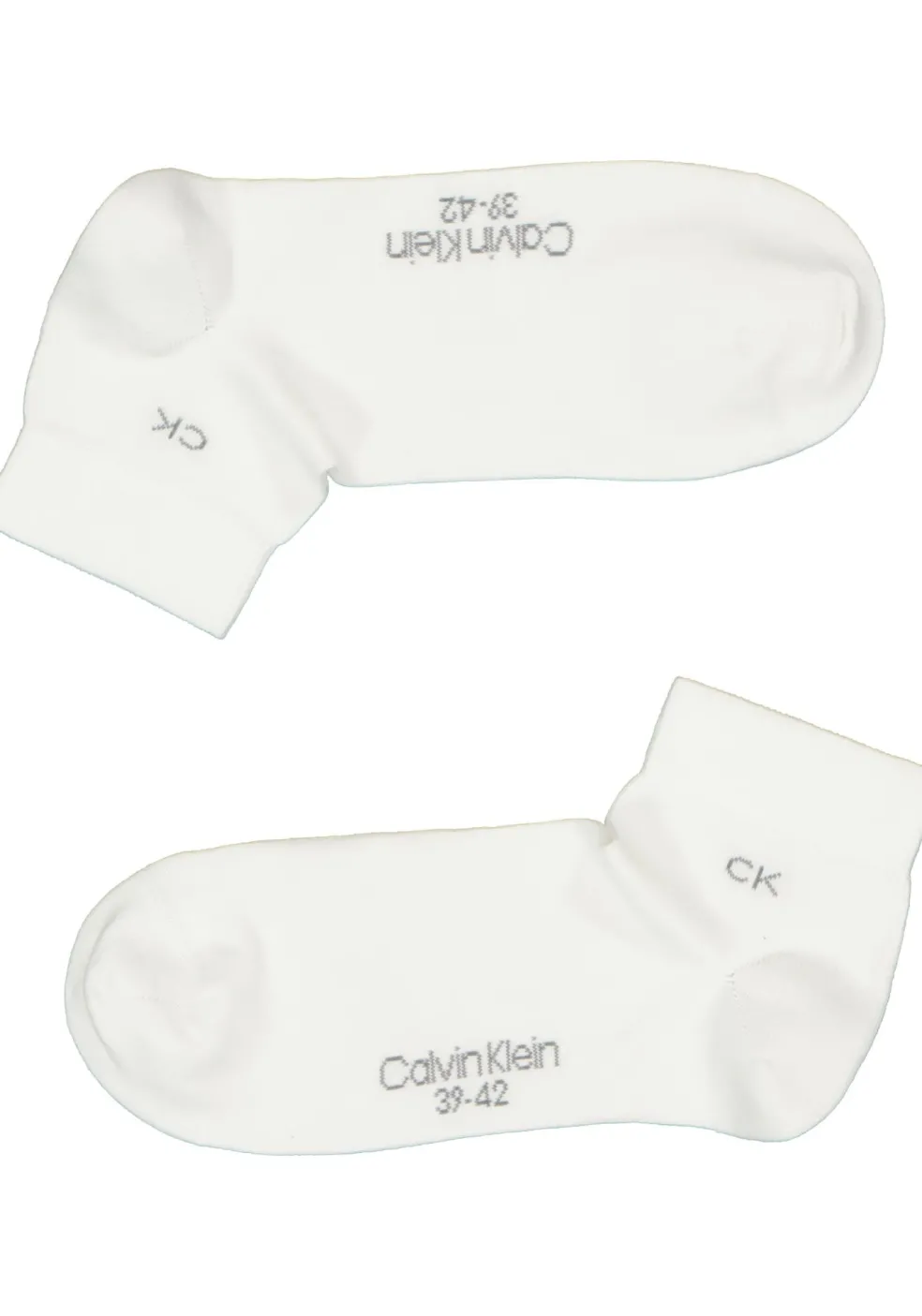 Calvin Klein herensokken Simon (2-pack), hoge enkelsokken, wit