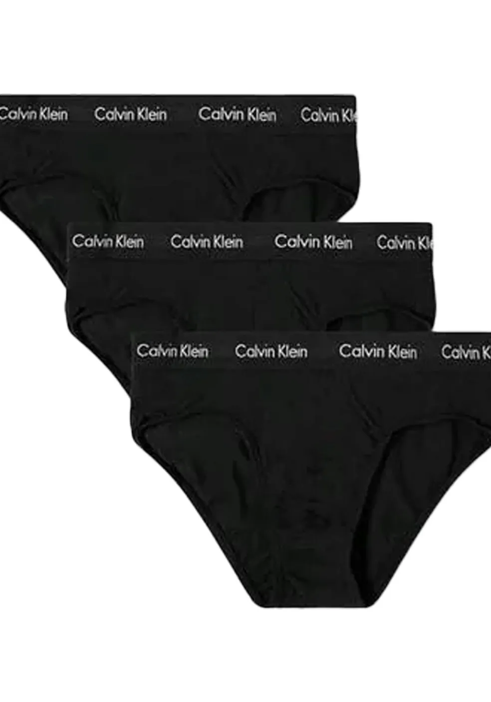Calvin Klein Hipster Briefs (3-pack), heren slips, zwart