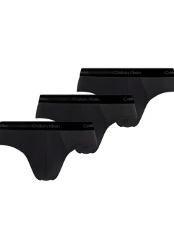 Calvin Klein Icon Cotton Stretch Hipster briefs (3-pack), heren slips, zwart
