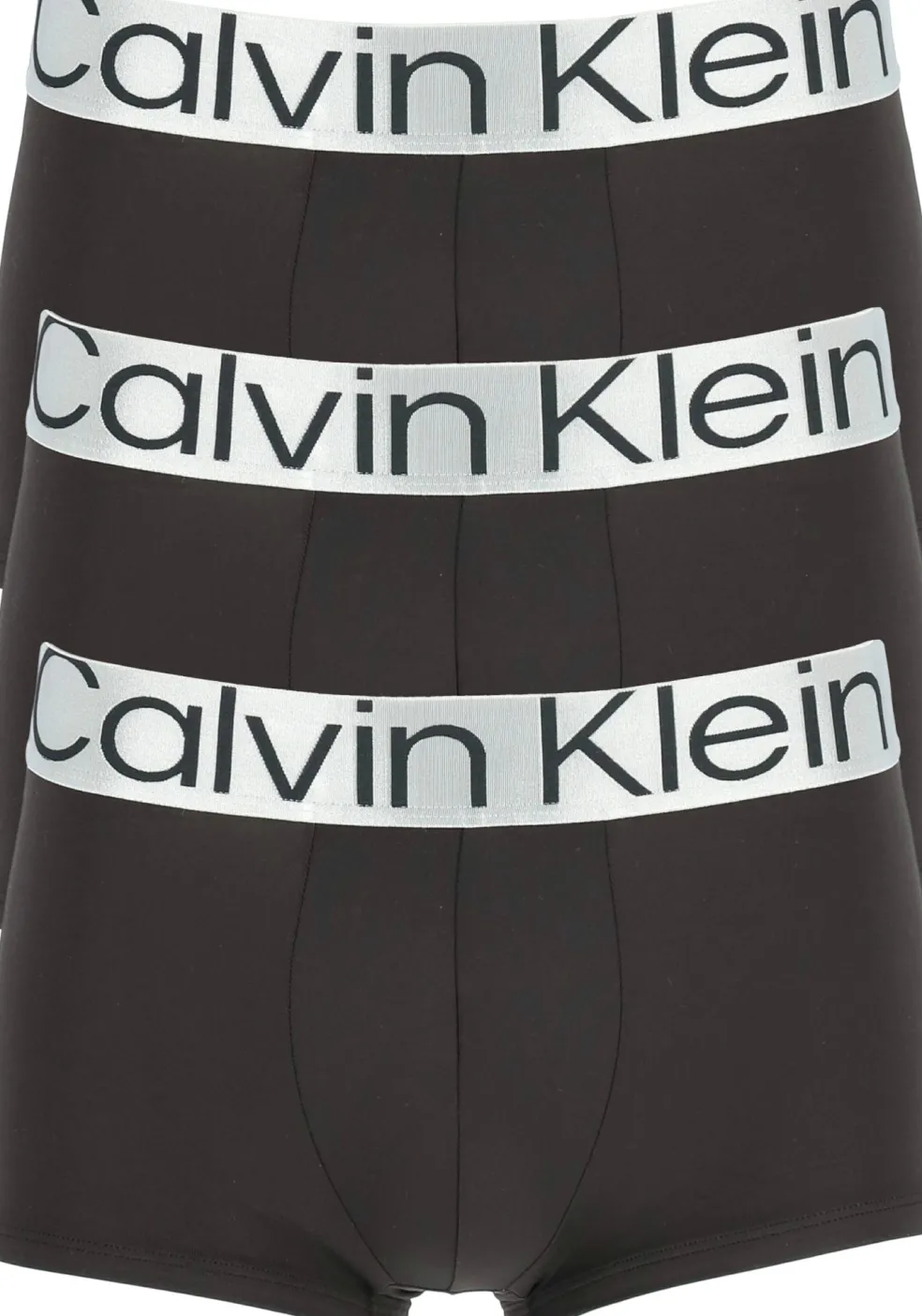 Calvin Klein low rise trunks (3-pack), microfiber lage heren boxers kort, zwart