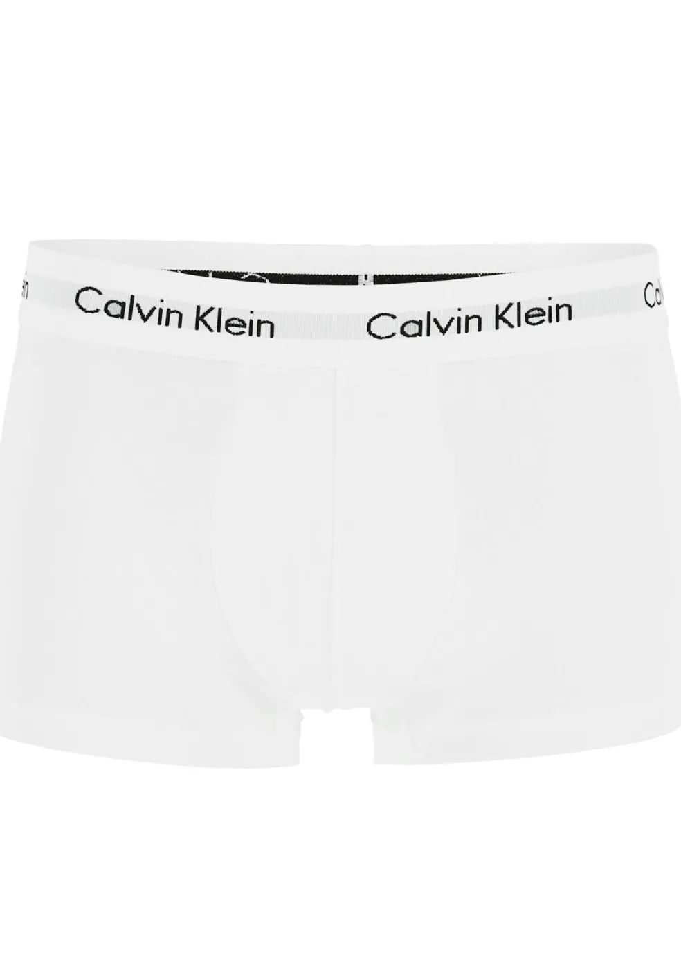 Calvin Klein low rise trunks (3-pack), lage heren boxers kort, rood, wit en blauw