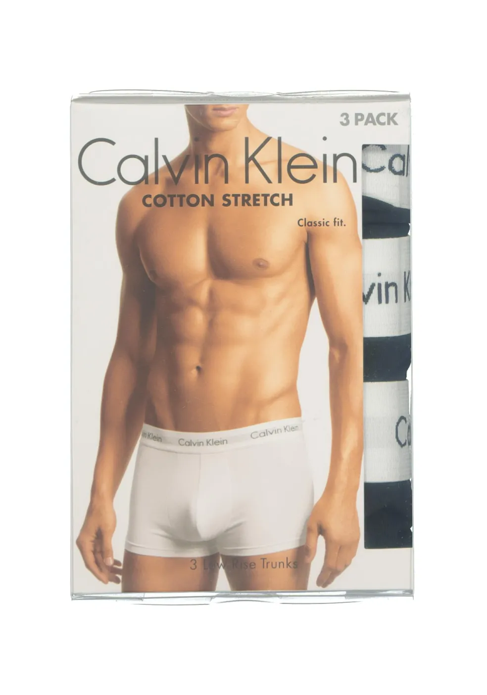 Calvin Klein low rise trunks (3-pack), lage heren boxers kort, zwart