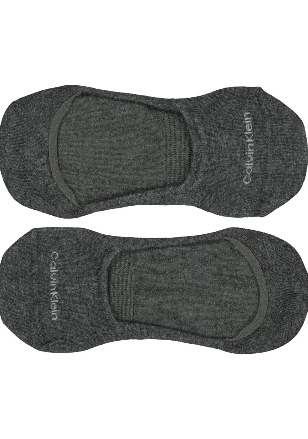 Calvin Klein Luca herensokken (2-pack), onzichtbare sneakersokken, antraciet en grijs
