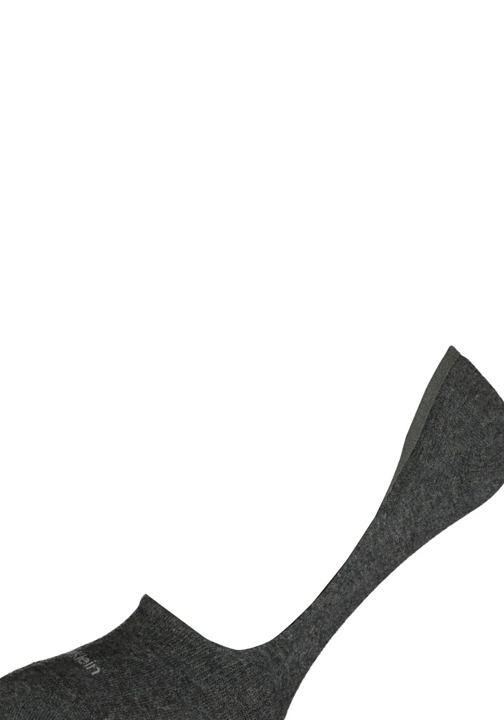 Calvin Klein Luca herensokken (2-pack), onzichtbare sneakersokken, antraciet en grijs