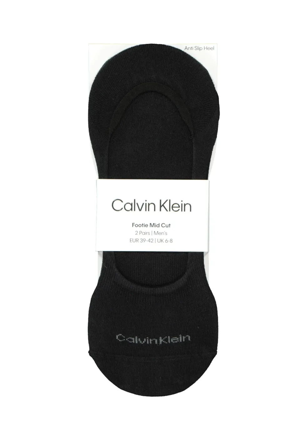 Calvin Klein Luca herensokken (2-pack), onzichtbare sneakersokken, zwart