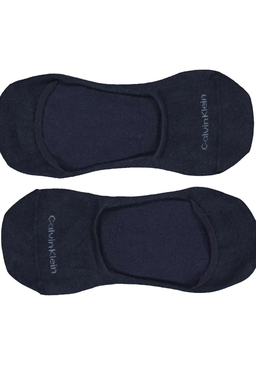 Calvin Klein Luca herensokken (2-pack), onzichtbare sneakersokken, navy en jeansblauw