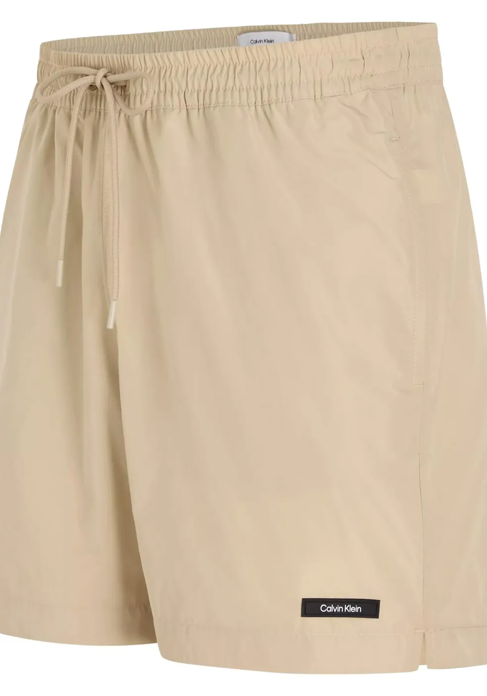Calvin Klein Medium Drawstring swimshort, heren zwembroek, beige