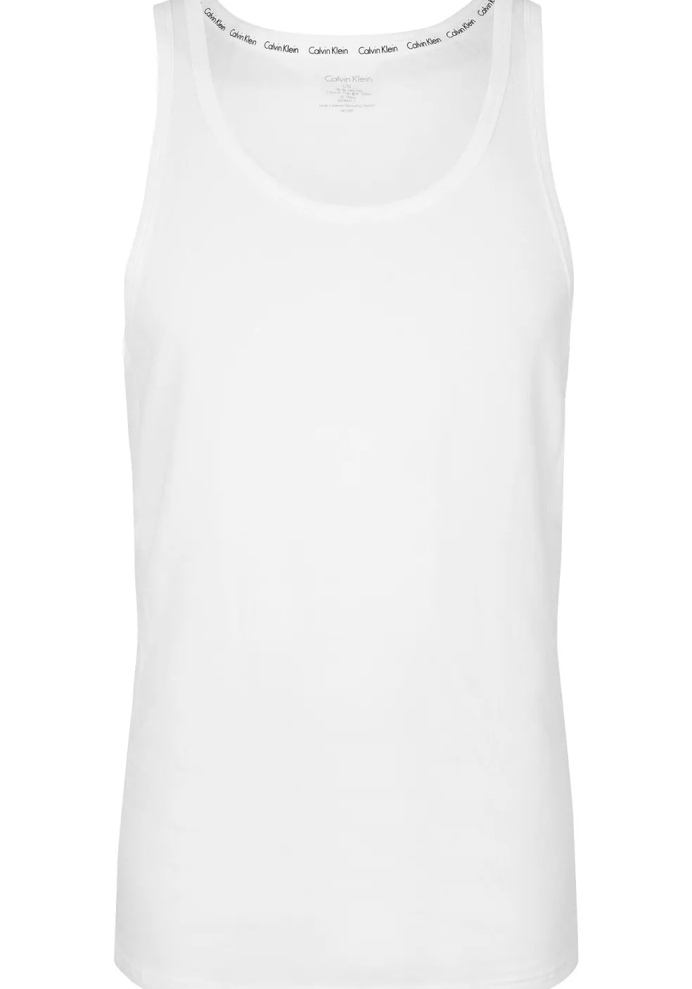 Calvin Klein Modern Cotton stretch Singlet (2-pack), O-hals heren singlets, wit