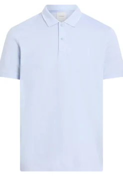 Calvin Klein Oxford Two Tone Regular Polo, heren poloshirt, blauw