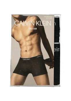 Calvin Klein Pro micro low rise trunks (2-pack), microfiber lage heren boxers kort, zwart