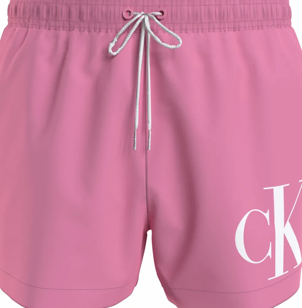 Calvin Klein Short Drawstring swimshort, heren zwembroek, roze