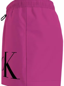 Calvin Klein Short Drawstring swimshort, heren zwembroek, fuchsia roze