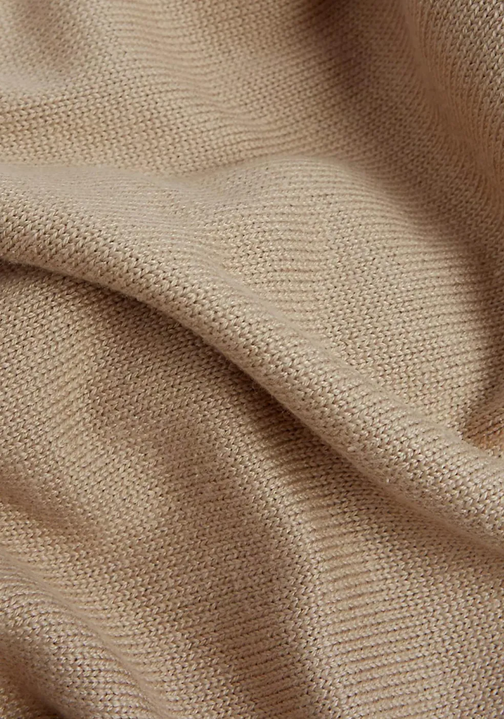 Calvin Klein sjaal, monologo patch scarf, beige