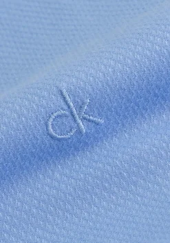 Calvin Klein slim fit overhemd, structuur, lichtblauw