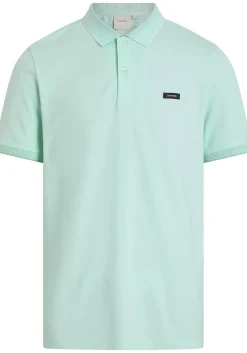 Calvin Klein Stretch Pique Regular Polo, heren poloshirt, groen