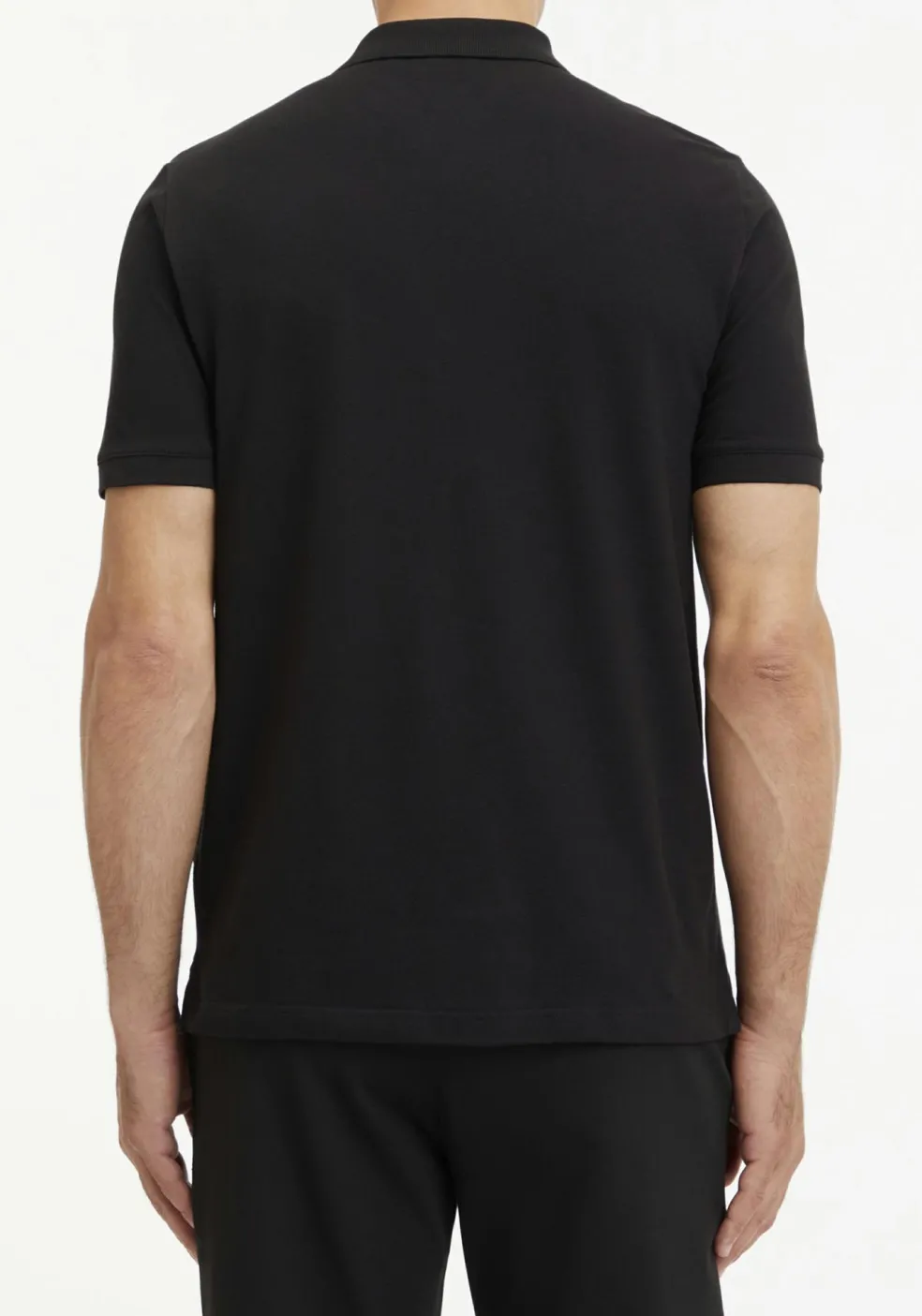 Calvin Klein Stretch Pique Slim Polo, zwart
