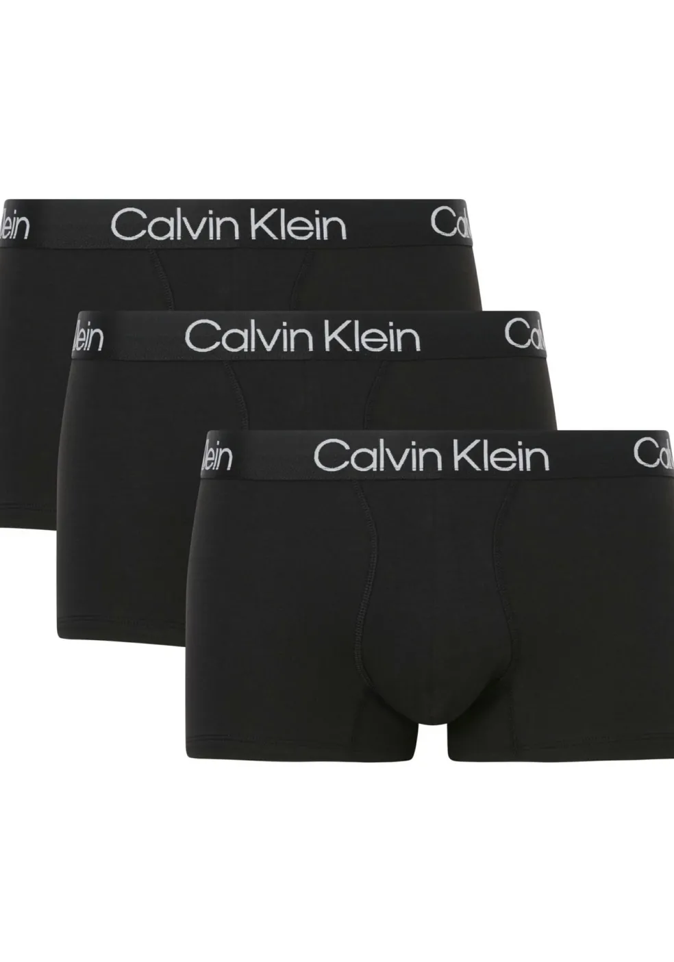 Calvin Klein Trunk (3-pack), heren boxers normale lengte, zwart