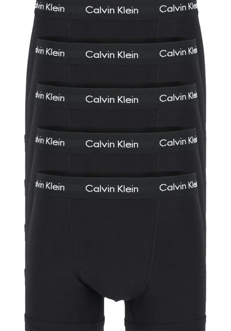 Calvin Klein Trunk (5-pack), heren boxers normale lengte, zwart