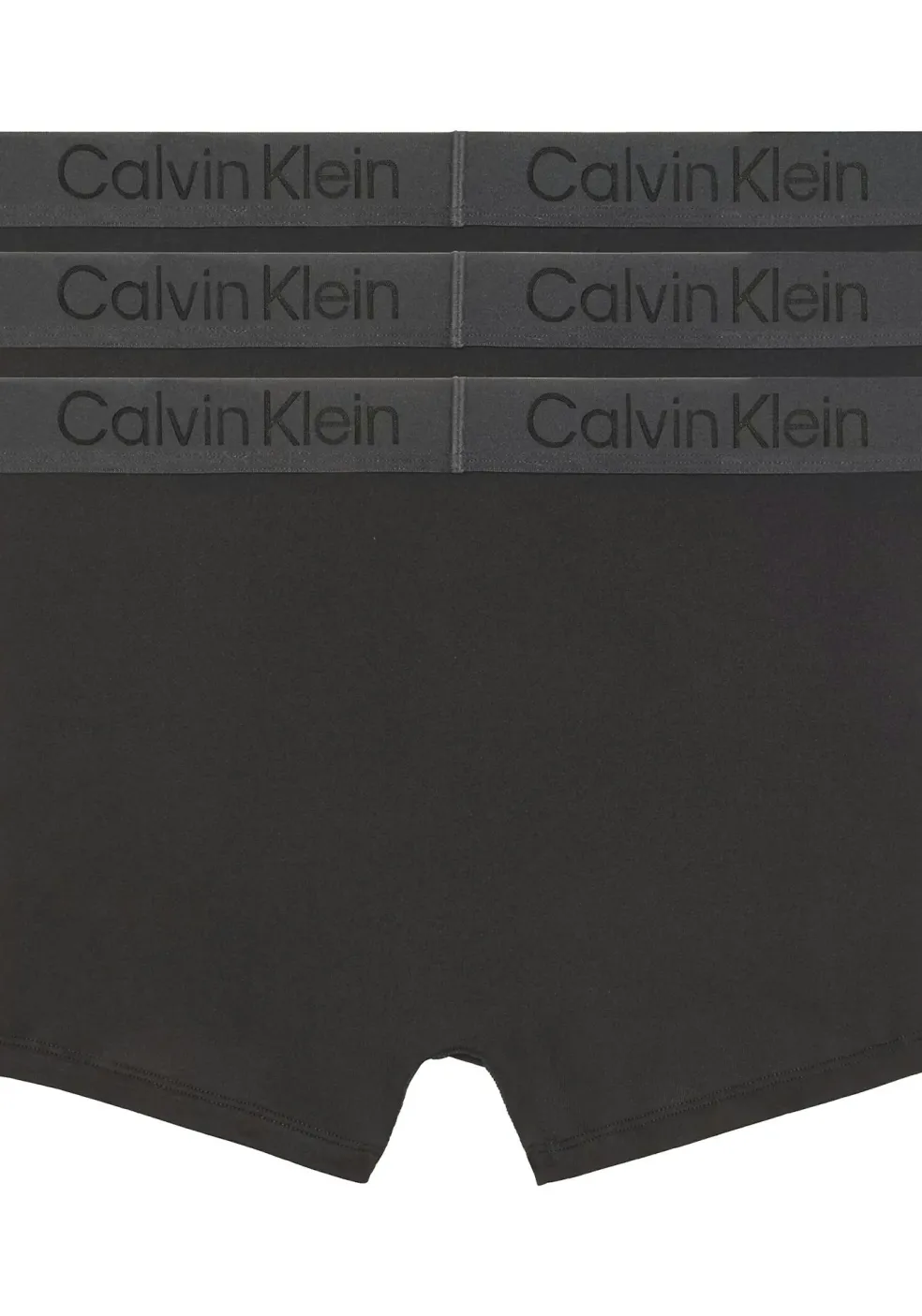 Calvin Klein Trunks (3-pack), heren boxers normale lengte, zwart