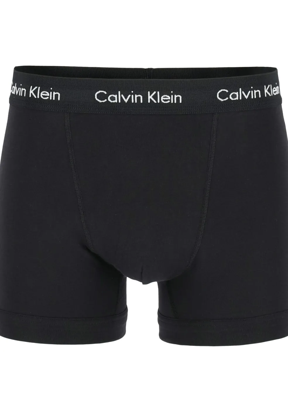 Calvin Klein trunks (3-pack), heren boxers normale lengte, zwart, wit en gestreept
