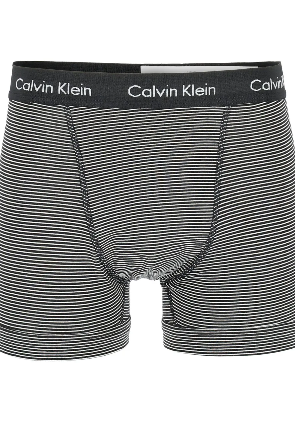 Calvin Klein trunks (3-pack), heren boxers normale lengte, zwart, wit en gestreept