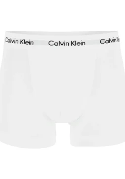 Calvin Klein trunks (3-pack), heren boxers normale lengte, wit