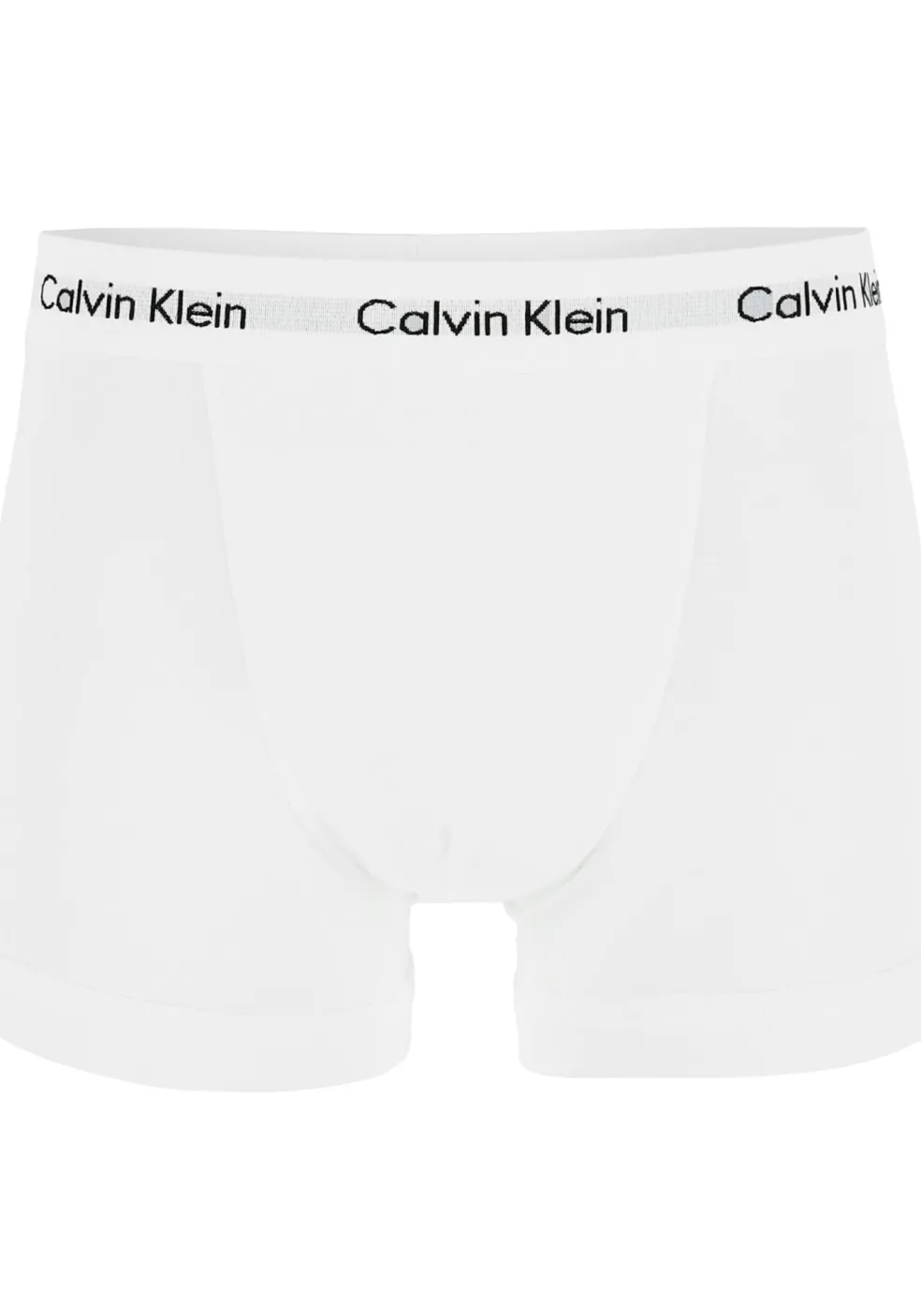 Calvin Klein trunks (3-pack), heren boxers normale lengte, wit