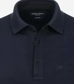 CASA MODA comfort fit heren polo, blauw