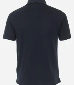 CASA MODA comfort fit heren polo, blauw