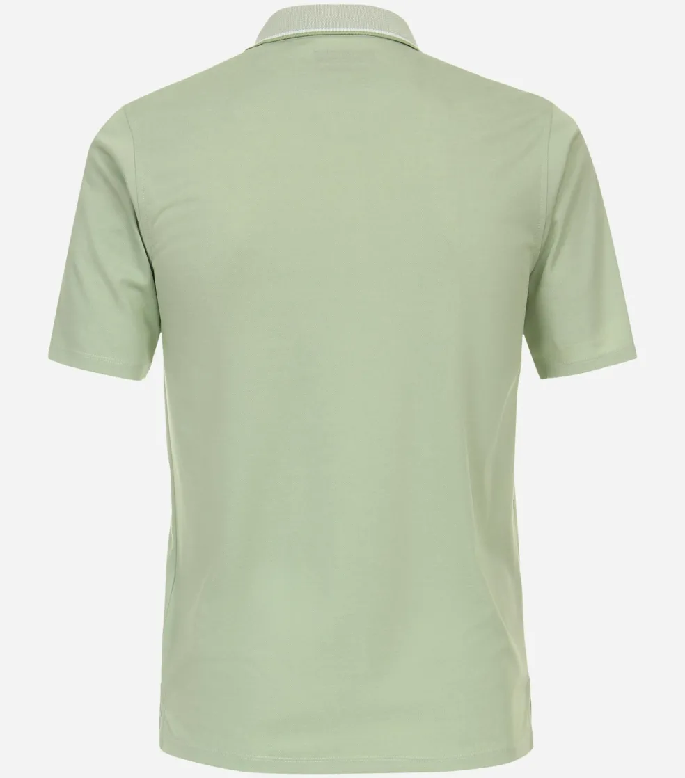 CASA MODA comfort fit heren polo, groen